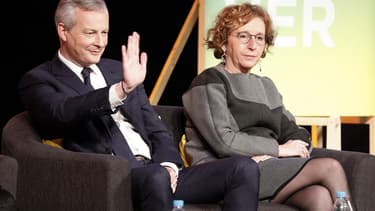De gauche à droite, le ministre de l'Économie Bruno Le Maire et la ministre du Travail Muriel Pénicaud.