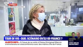 Valérie Pécresse sur les restrictions en Île-de-France: "Je déplore que nous n'ayons pas été invités au déplacement d'Emmanuel Macron à Poissy"