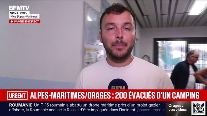 Orages dans les Alpes-Maritimes: 200 évacués dans un camping
