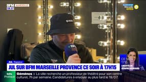 Le rappeur Jul sur BFM Marseille ce lundi soir 