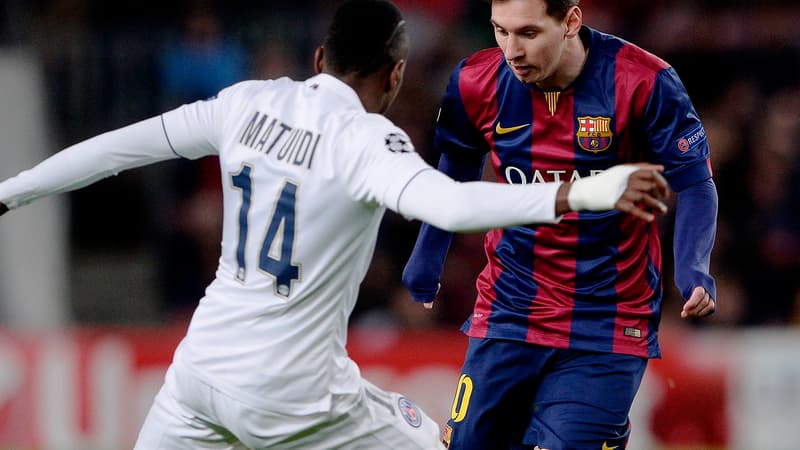 Blaise Matuidi face à Lionel Messi