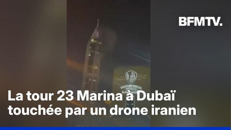 Guerre au Moyen-Orient: la tour 23 Marina à Dubaï ciblée par un drone iranien
