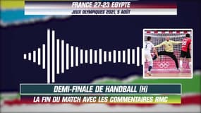 JO 2021 (Hand) : France 27-23 Egypte, la fin de match avec les commentaires RMC