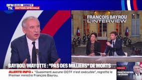 Mayotte: "Je pense que ça se compte en dizaines et pas en milliers" de morts, espère François Bayrou