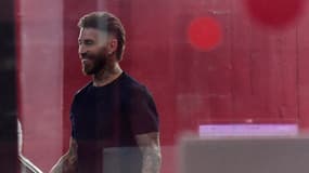Sergio Ramos lors de son arrivée au FC Séville, le 4 septembre 2023