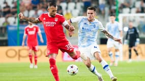 Le match Dynamo Kiev-Benfica en barrages de Ligue des champions, à Lodz (Pologne) le 17 août 2022