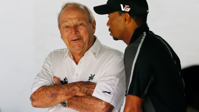 Arnold Palmer et Tiger Woods