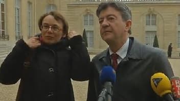 Jean-Luc Mélenchon à l'Elysée, le 30 novembre 2012.