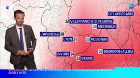 Météo Rhône: un risque d'orages et quelques éclaircies ce mercredi, jusqu'à 31°C à Lyon