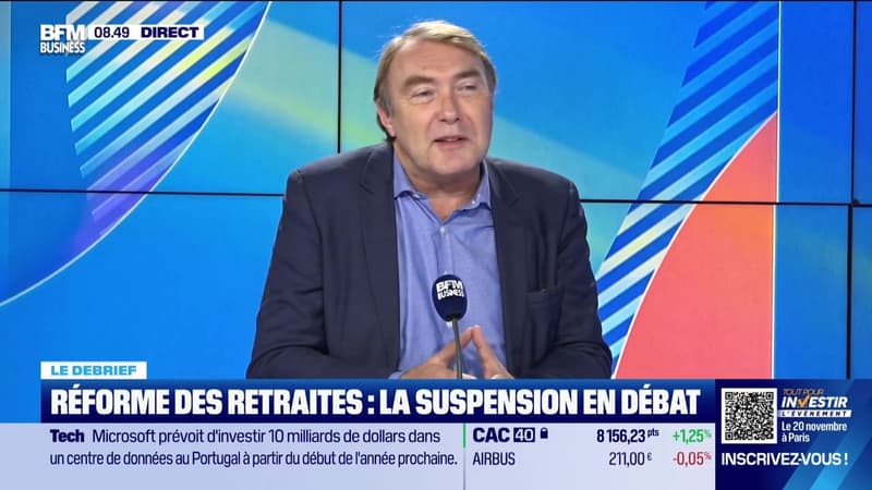 Le débrief de l'actu : Réforme des retraites, la suspension en débat - 12/11