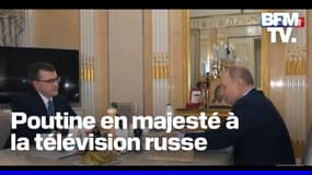  Vladimir Poutine en majesté à la télévision russe 
