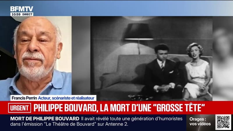 Mort de Philippe Bouvard: "C'était un homme assez extraordinaire et qui a marqué ma vie", avoue Francis Perrin, acteur, scénariste et réalisateur