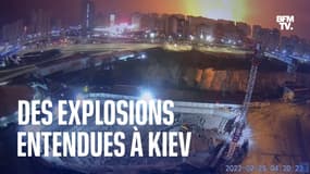 Des explosions dans le centre de Kiev ce vendredi matin 