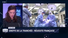 Les News: Des médecins français ont réussi une greffe de tranchée - 26/05