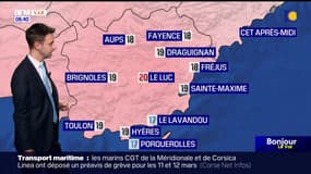 Météo Var: du plein soleil toute la journée, 19°C à Toulon