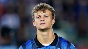 Giorgio Scalvini avec l'Atalanta en novembre 2023.