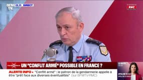 "Conflit armé" en France: Hubert Bonneau, DG de la Gendarmerie nationale assure qu'il faut être "prêt à diverses éventualités"