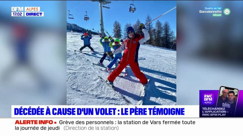 Le père de la jeune femme tuée par un volet à Briançon témoigne