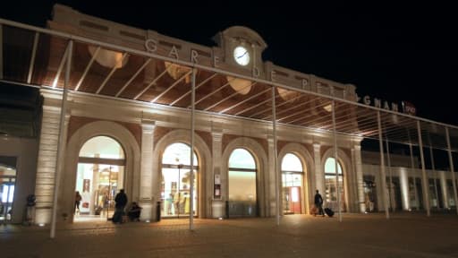 La gare de Perpignan où a été vue Tatiana Andujar pour la dernière fois (image d'illustration) 