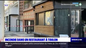 Toulon: incendie dans un restaurant ce lundi matin
