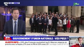 François-Xavier Bellamy, député européen LR: " Nous ne serons pas là pour bloquer, nous n'avons pas l'intention de transformer l'Assemblée nationale en immense ZAD"