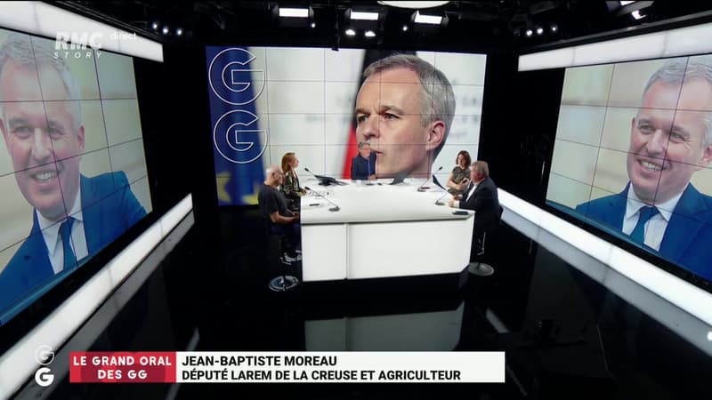 Jean-Baptiste Moreau sur le plateau des Grandes Gueules
