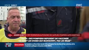 André Goretti, président de la fédération autonome des sapeurs-pompiers professionnels dans les Alpes-Maritimes