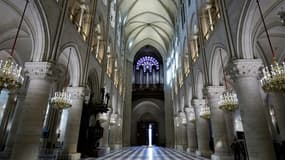 La nef de Notre-Dame de Paris le 29 novembre 2024