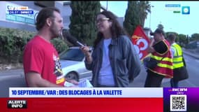10 septembre : Une action est menée devant le centre commercial de l'Avenue 83