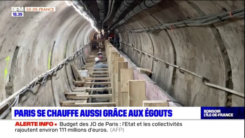 Paris: la ville se chauffe aussi grâce aux égouts