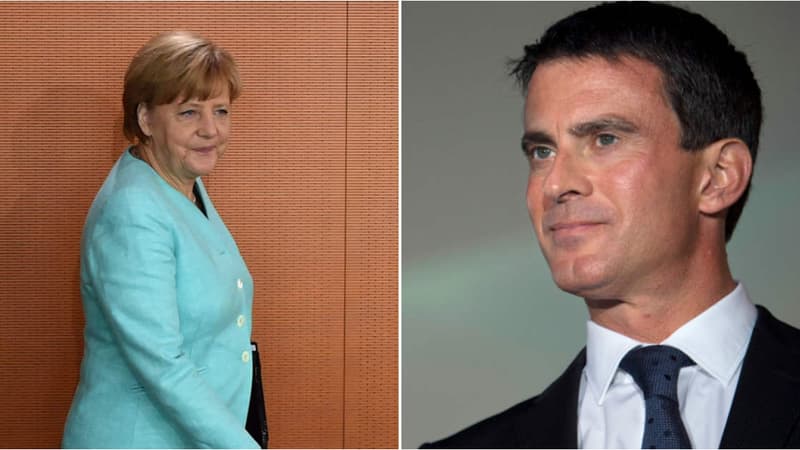 Angela Merkel et Manuel Valls n'étaient pas restés en bons termes.