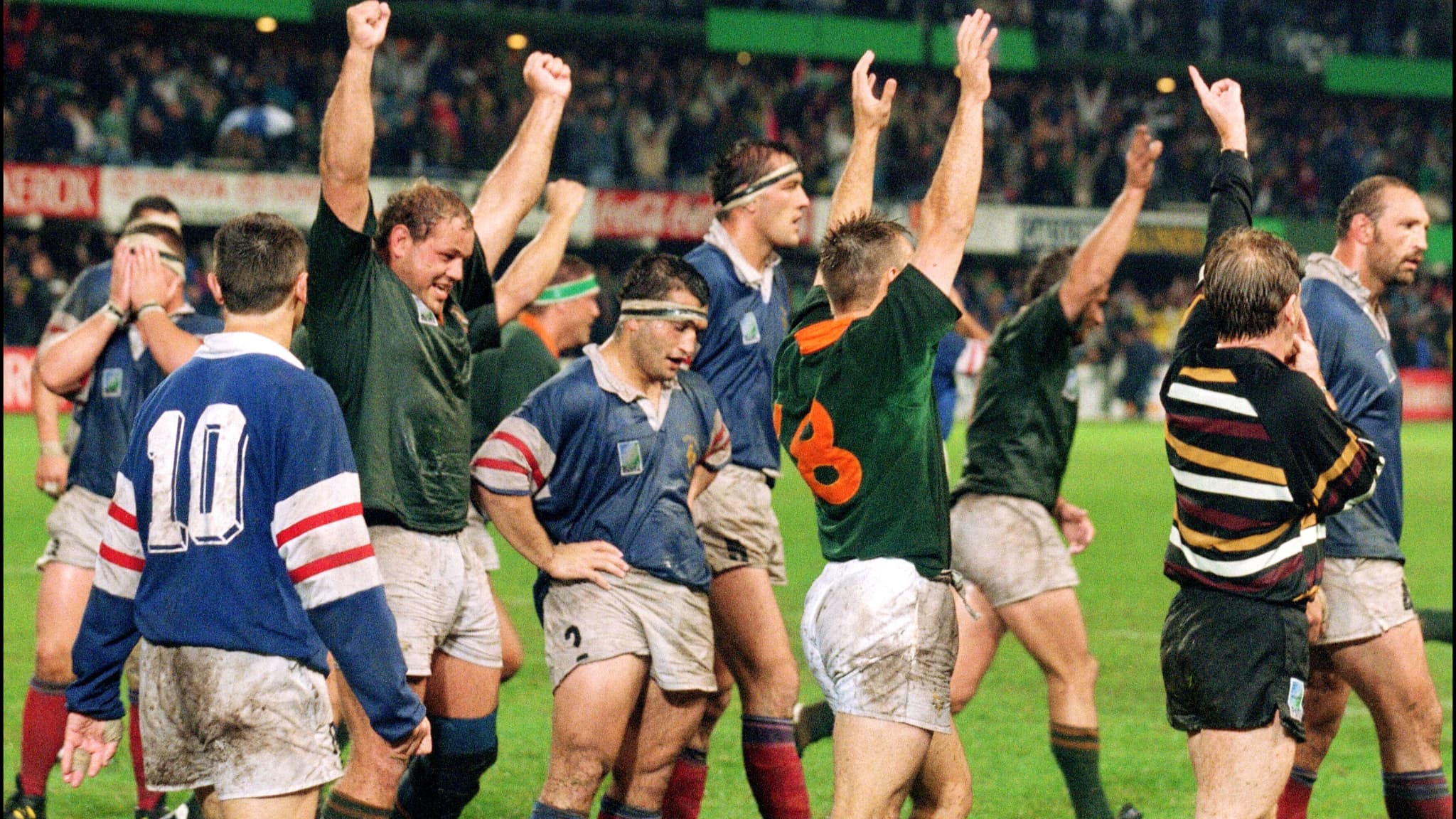 L'immense joie des Springboks, la déception de Jean-Michel Gonzales 