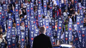 Joe Biden à la convention démocrate de Chicago, le 19 août 2024