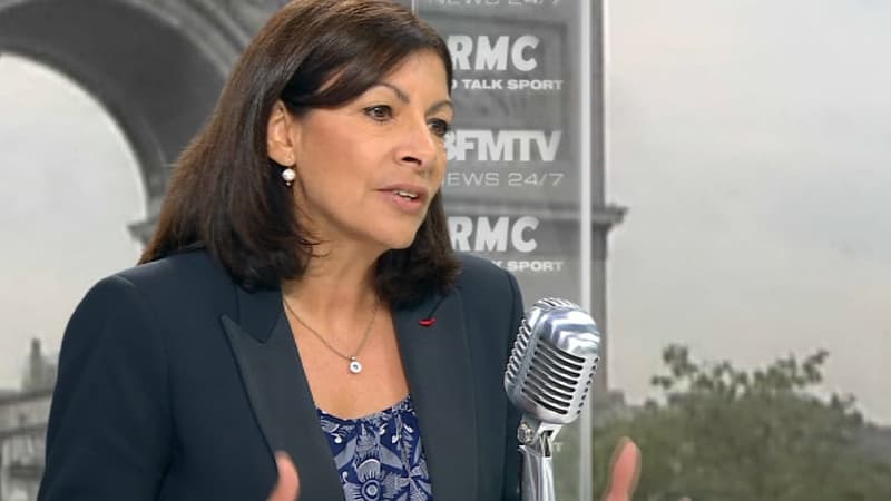 Anne Hidalgo vendredi matin sur BFMTV et RMC.