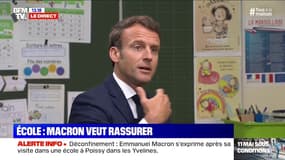 Emmanuel Macron: "Dans la vie d'un enfant, rester 2 mois à la maison, c'est très traumatisant"