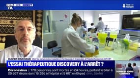 Le chef du service des maladies infectieuses à l'hôpital Avicenne Olivier Bouchaud juge que l'essai thérapeutique Discovery est "un fiasco" au vu des ambitions européennes