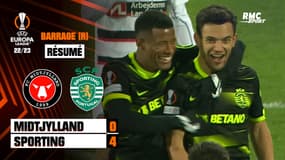 Résumé : Midtjylland 0-4 Sporting (Q) - Ligue Europa (Barrage retour)