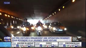 Coups de klaxon et opération escargot : la réponse des pro-voitures à la Journée sans voiture à Paris
