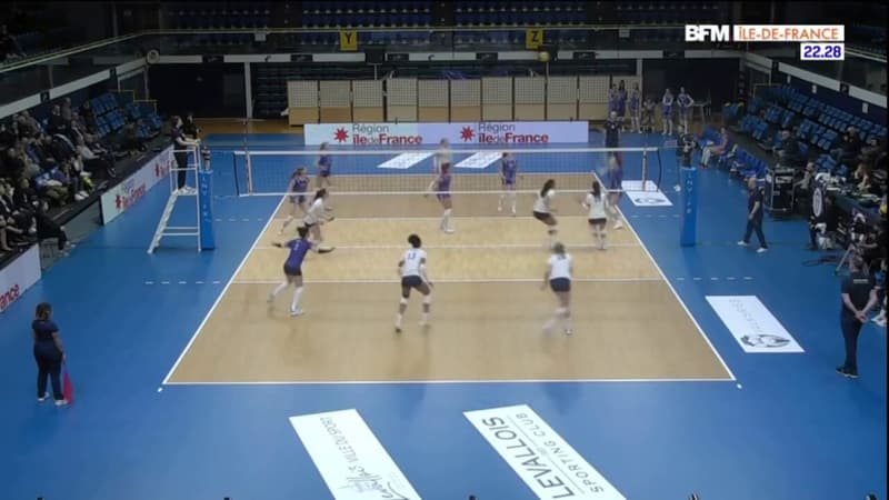 Volley: Paris Saint-Cloud s'impose contre Levallois