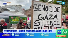 Strasbourg: une manifestation en soutien à Gaza et au Liban