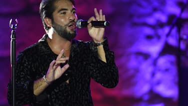 Kendji Girac à Carthage en Tunisie, le 1er août 2018.