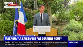 Gabriel Attal: "Le nombre de contaminations est désormais sur un faux plat"