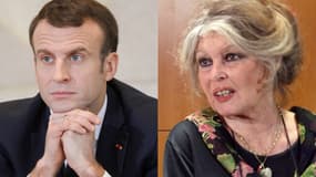 Emmanuel Macron et Brigitte Bardot
