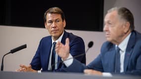 Rudi Garcia et Jean-Michel Aulas