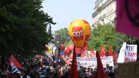 Le cortège parisien du 1er-Mai ce dimanche.