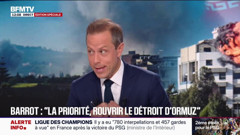 Jean-Noël Barrot: "L'Iran et les États-Unis doivent tout faire pour trouver un accord car la situation est insoutenable et ne fait que des perdants"