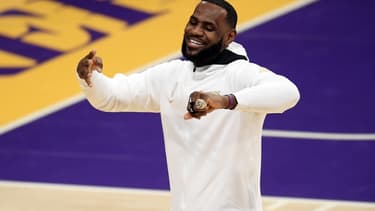 LeBron James a reçu sa bague de champion NBA 2020