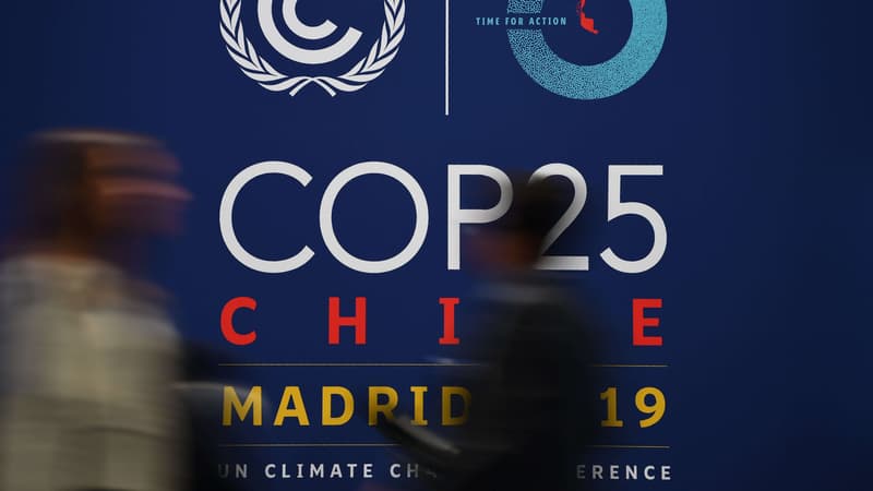 Le logo de la COP25, à Madrid.