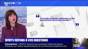 Je travaille en clinique vétérinaire en tant qu'assistante, dois-je aller travailler? BFMTV répond à vos questions