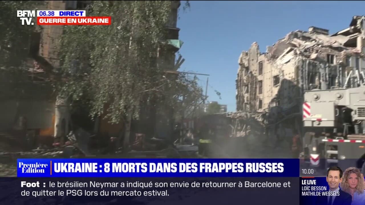 Morts Apr S Deux Tirs De Missiles Russes Sur Un Immeuble R Sidentiel